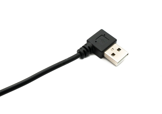 SYSTEM-S USB 2.0 snúra 100 cm af gerðinni A karlkyns í kvenkyns rofi, rétthyrndur