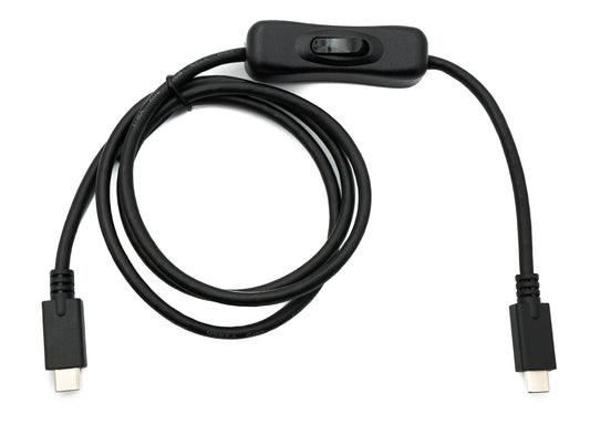 SYSTEM-S USB 3.1 Gen 2 Cable 100 cm Type C Male to Male 100 W Switch PD E Marker Chip