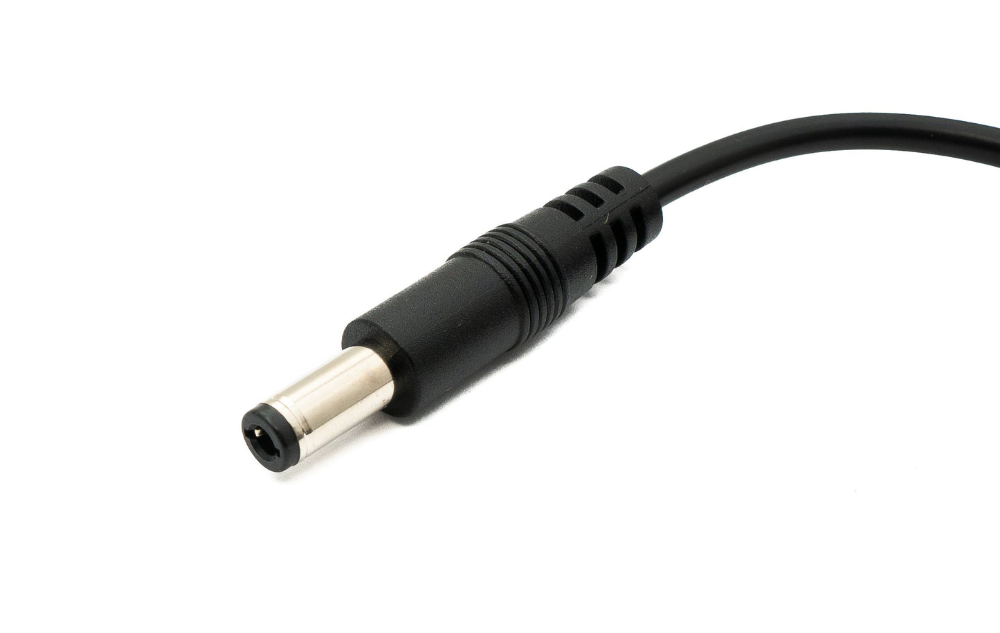 SYSTEM-S DC snúra 20 cm 24V 5,5 x 2,1 tengi í innstungu rofa í svörtu