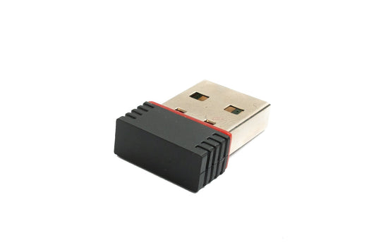 SYSTEM-S USB millistykki 802.11n WIFI N150 dongle WLAN loftnet 150 Mbps í svörtu