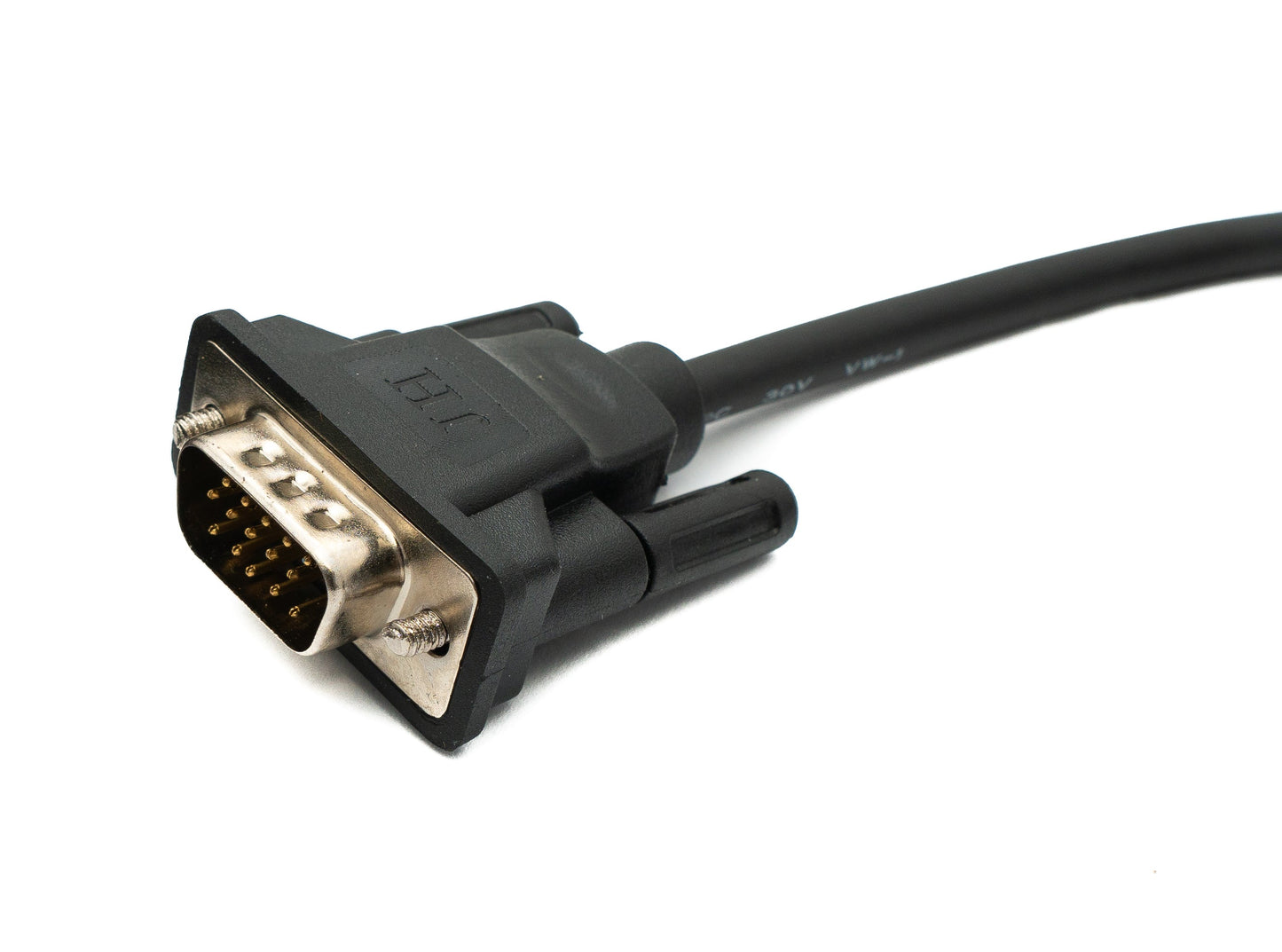 SYSTEM-S VGA Kabel 150 cm HD15 Stecker zu Stecker Panel Mount Schraube DSub 15pin