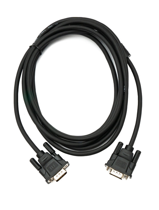 SYSTEM-S VGA cable 3 m HD15 male to male panel mount screw DSub 15pin
