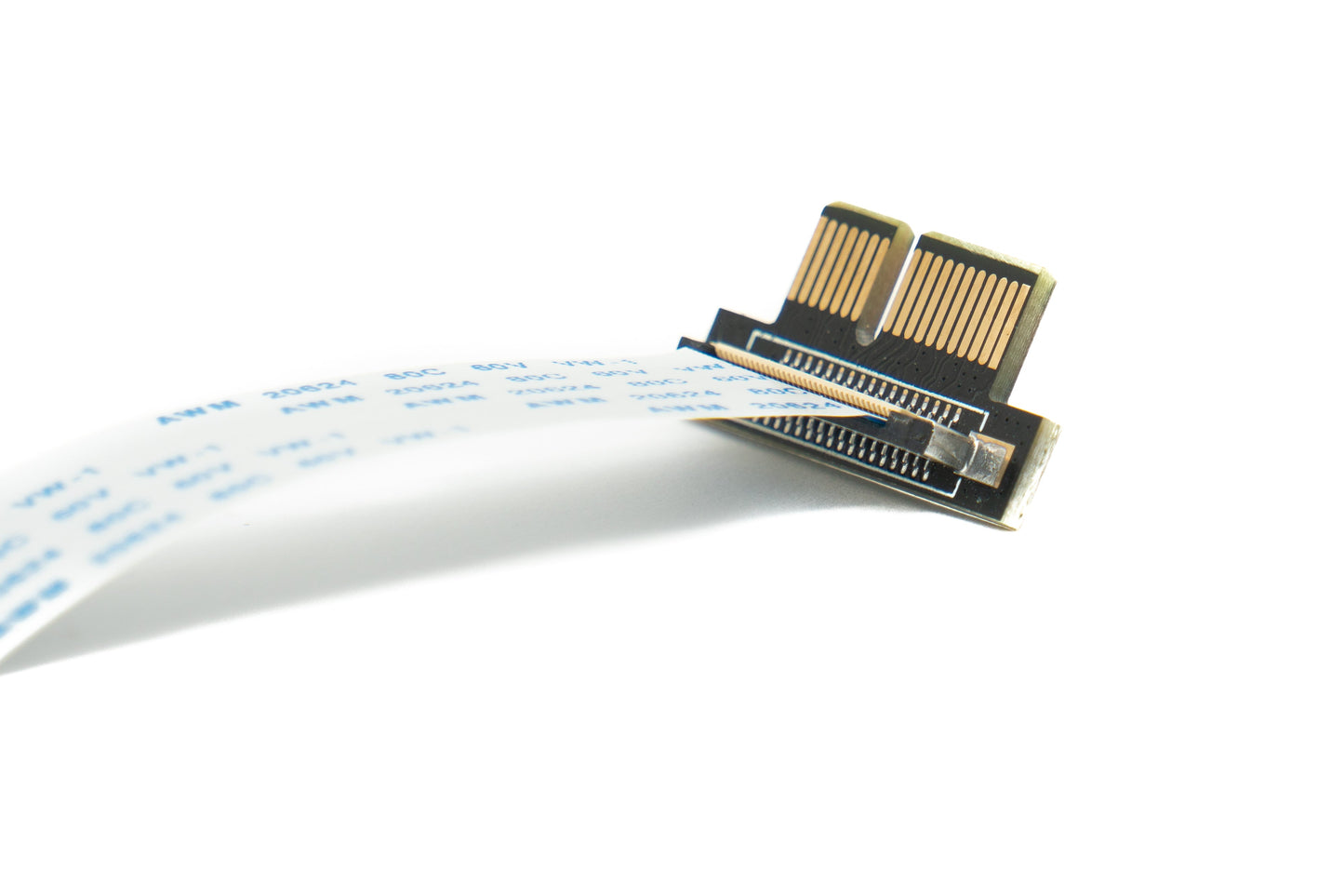 SYSTEM-S PCI Riser Card Kabel 10 cm PCIe Express Stecker zu Buchse flexibel Winkel Adapter