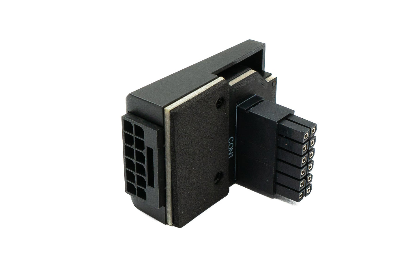SYSTEM-S ATX3.0 Adapter PCI-E 5.0 12 Pin Buchse zu 16 Pin Stecker Up Angled Winkel für RTX 3090Ti 3080
