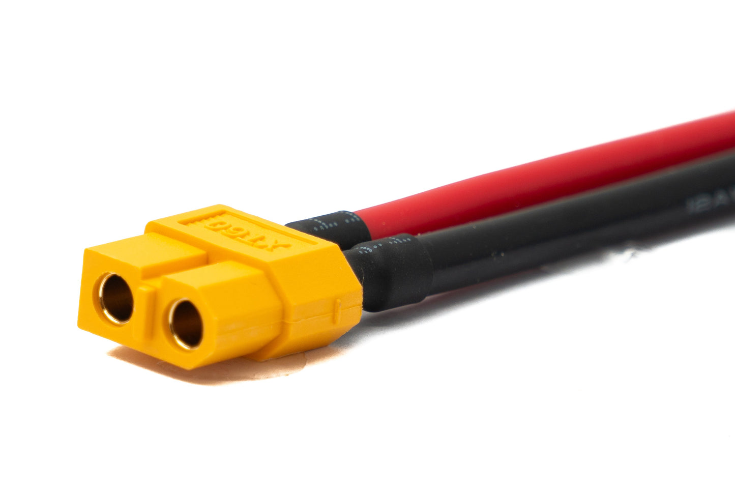 SYSTEM-S XT60 12AWG framlengingarsnúra, 50 cm, karlkyns í kvenkyns, fyrir sólarsellu, sólareiningu