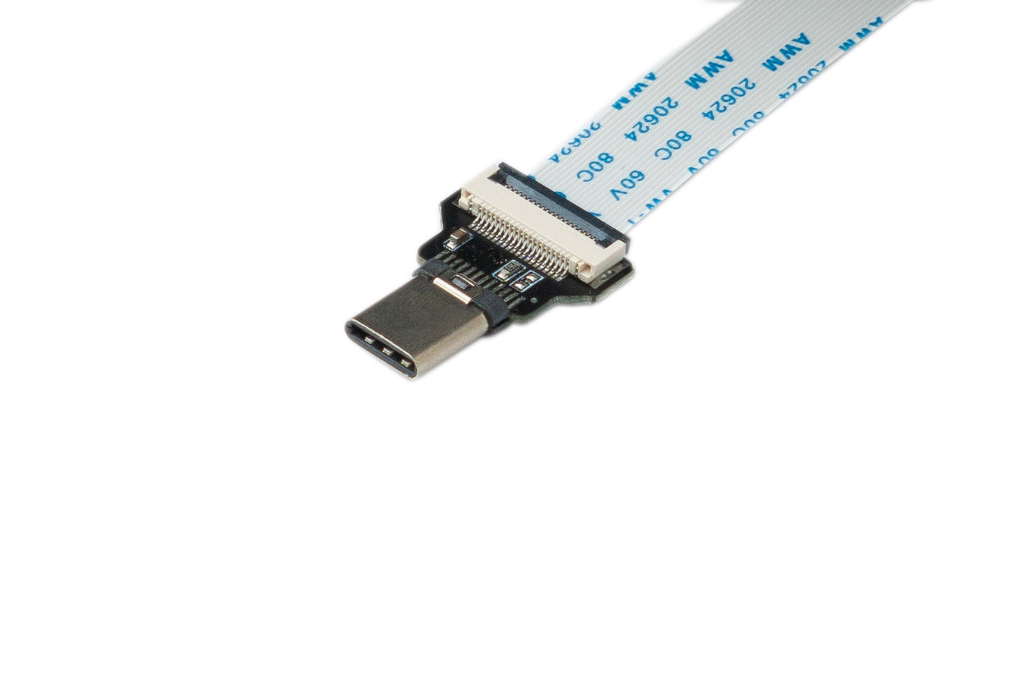 SYSTEM-S USB 3.1 Kabel 15 cm Typ C Stecker zu Stecker Flach FPC Adapter 5 Gbit/s 100W