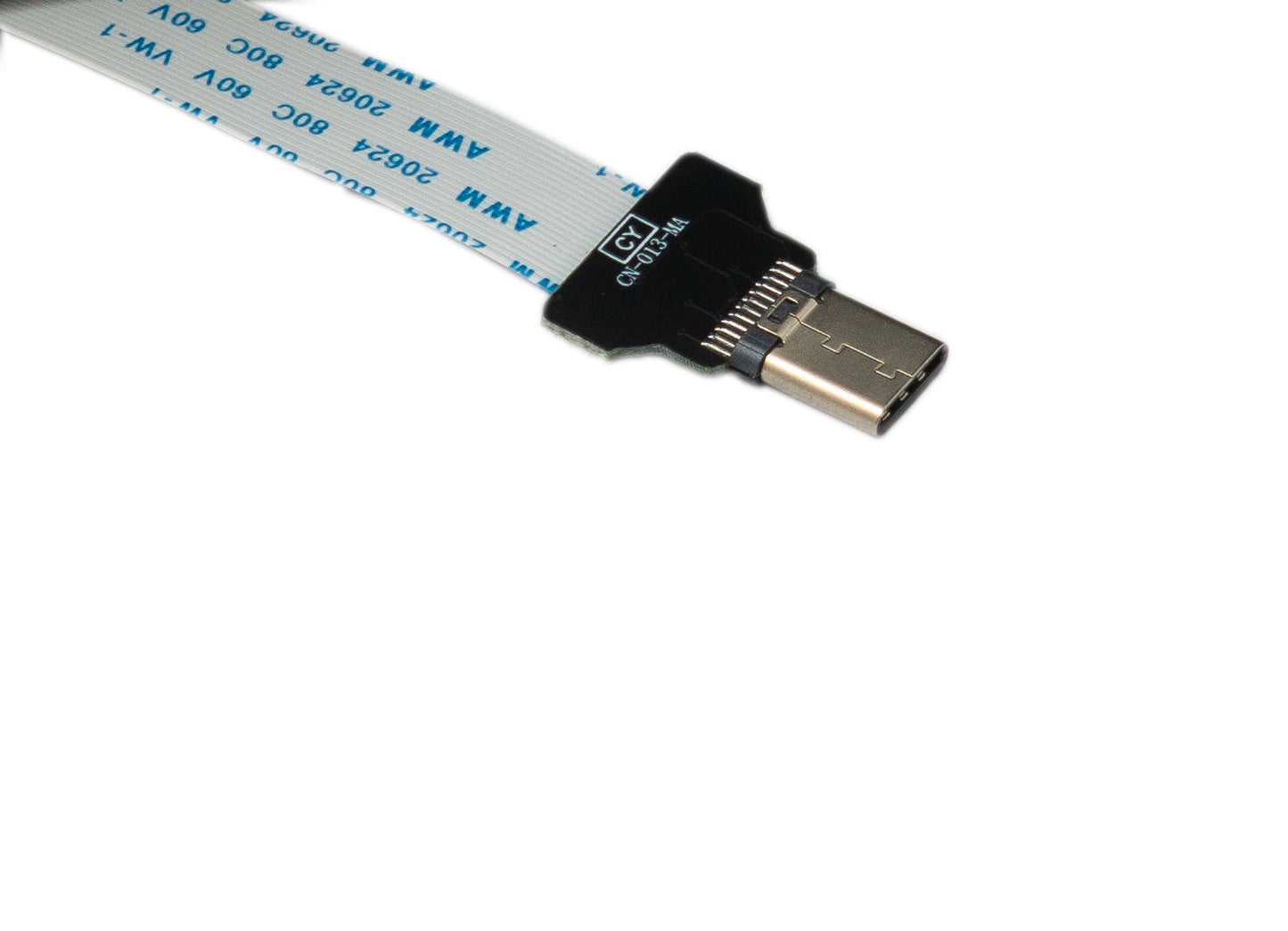 SYSTEM-S USB 3.1 Kabel 15 cm Typ C Stecker zu Stecker Flach FPC Adapter 5 Gbit/s 100W