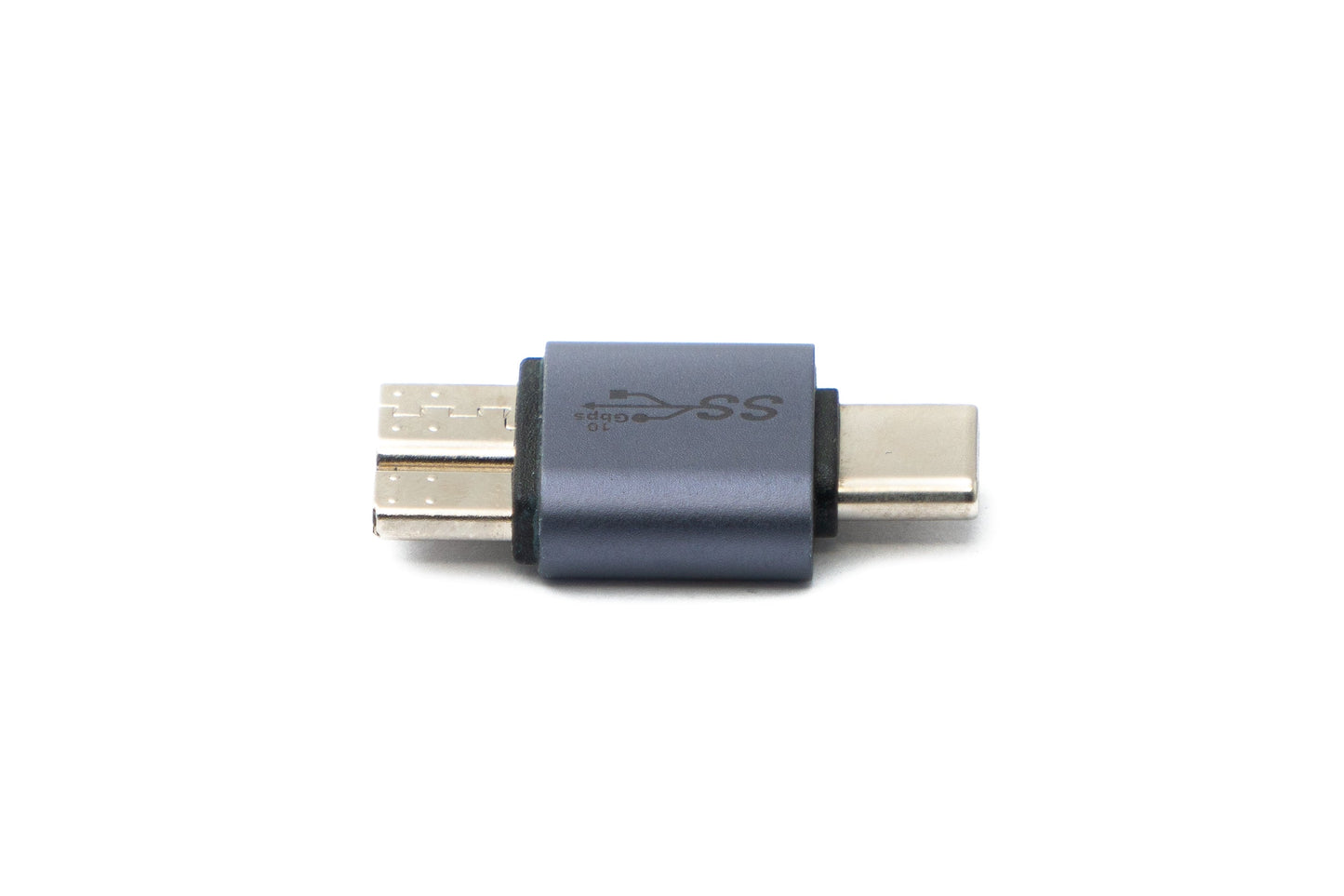 SYSTEM-S USB 3.1 millistykki af gerðinni C karlkyns í 3.0 Micro B karlkyns einátta snúra 5 Gbit/s 100W