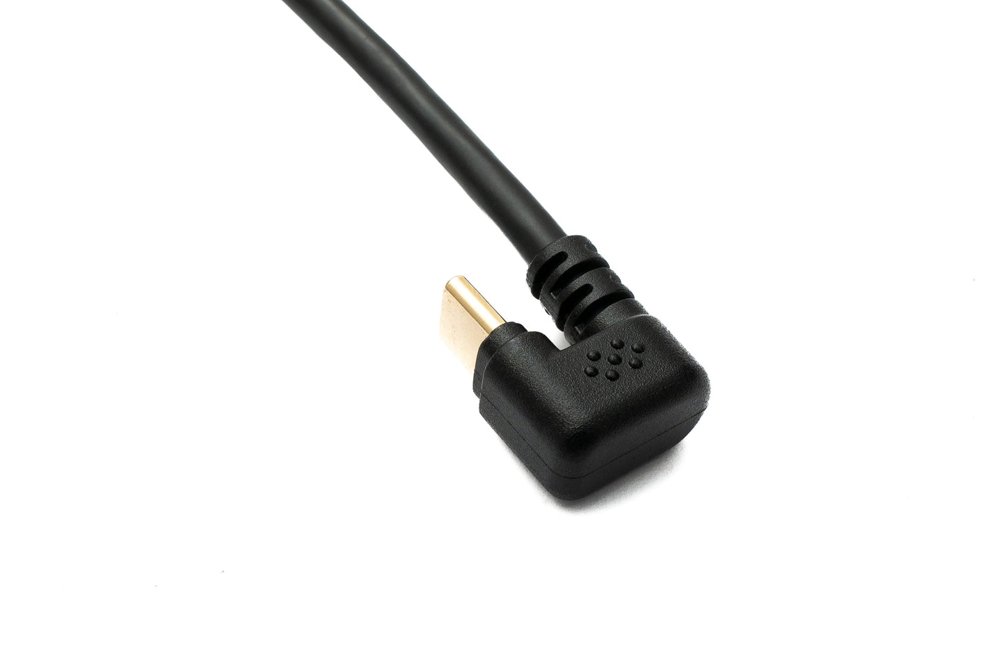 SYSTEM-S USB 3.1 snúra 30 cm Type C tengi í 3.0 A tengi 180° U snúningshorn vinstri horn millistykki 5 Gbit/s 100W