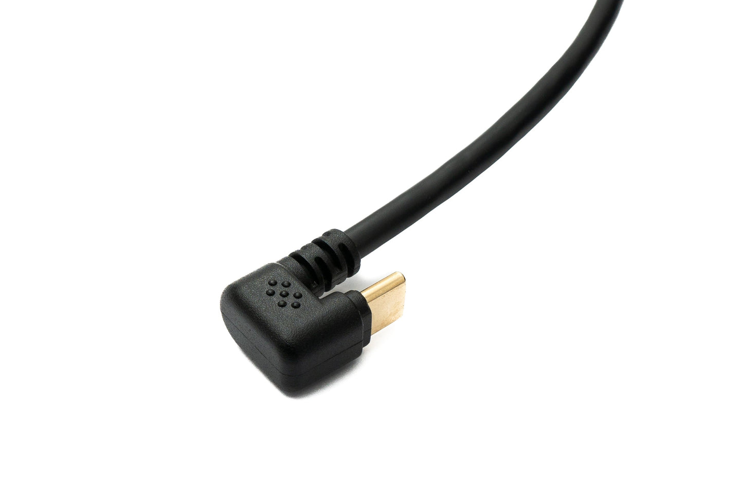 SYSTEM-S USB 3.1 Kabel 30 cm Typ C Stecker zu 3.0 A Stecker 180° U Turn Winkel aufwärts gewinkelt Adapter 5 Gbit/s 100W