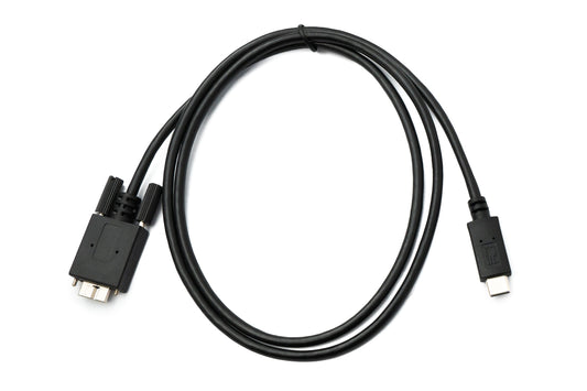 SYSTEM-S USB 3.0 snúra 100 cm Micro B tengi í 3.1 Type C tengi fyrir spjaldfestingu með skrúfu, 5 Gbit/s 100W