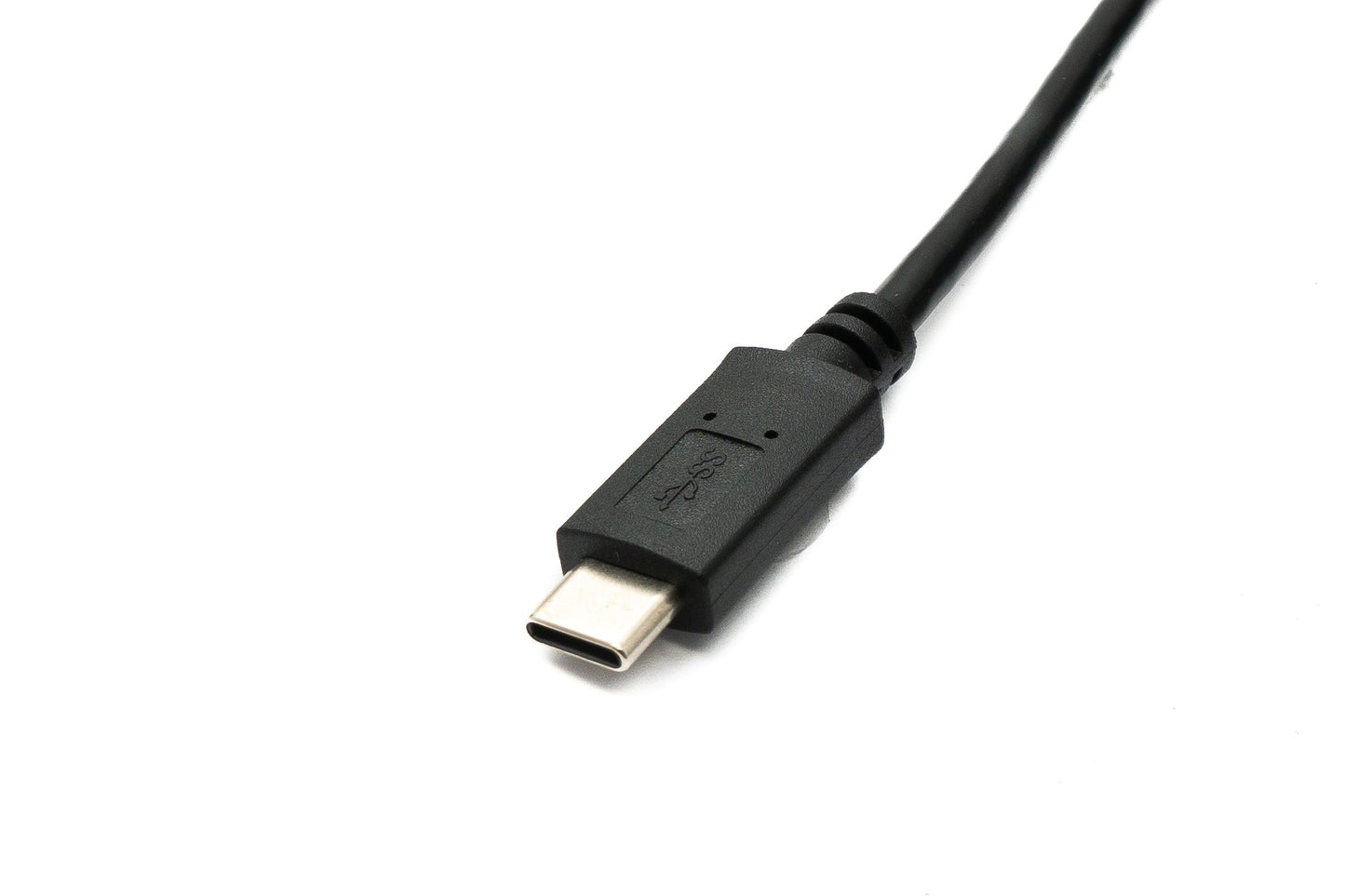 SYSTEM-S USB 3.0 snúra 100 cm Micro B tengi í 3.1 Type C tengi með skáhallri uppsnúningu fyrir spjaldfestingu