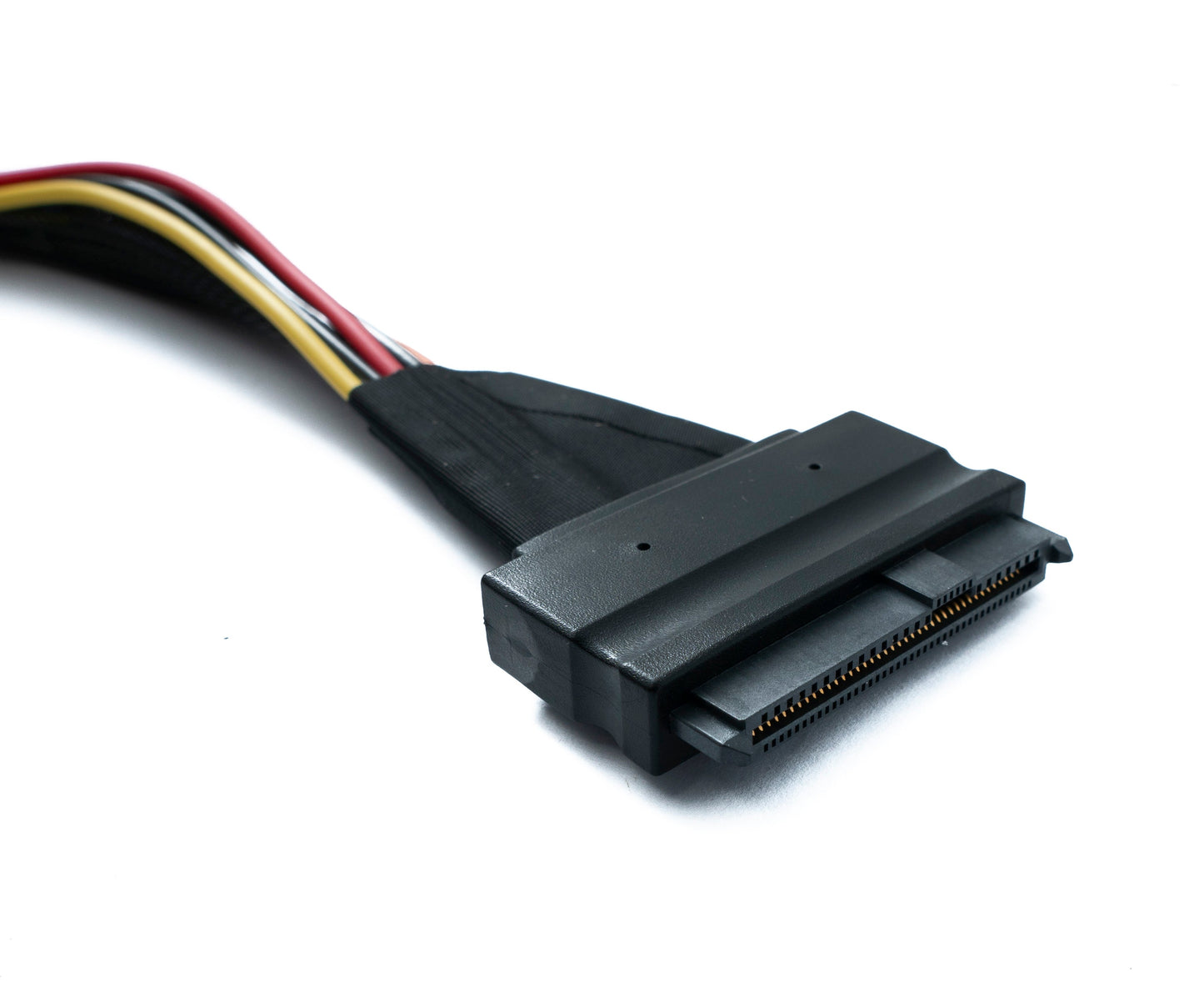 SYSTEM-S SFF-8643 snúra 100 cm Mini SAS HD í U.2 SFF-8639 NVMe fyrir SSD harða disk móðurborð