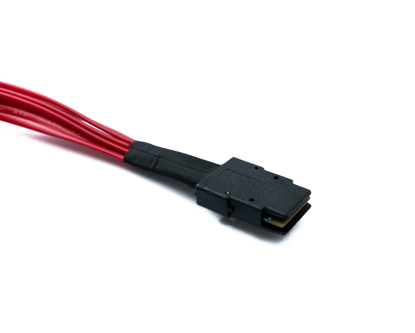 SYSTEM-S SFF-8087 Kabel 100 cm Mini SAS 36 Pin zu 4x SAS 29 Pin SFF-8482 für RAID Festplatte Motherboard