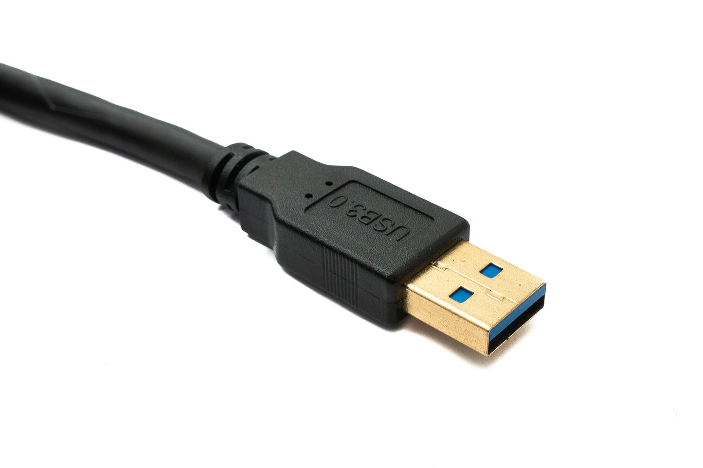 SYSTEM-S USB 3.0 snúra 5 m Micro B karlkyns í 3.0 Tegund A karlkyns skrúfutengi fyrir spjaldfestingu 5 Gbit/s 100W