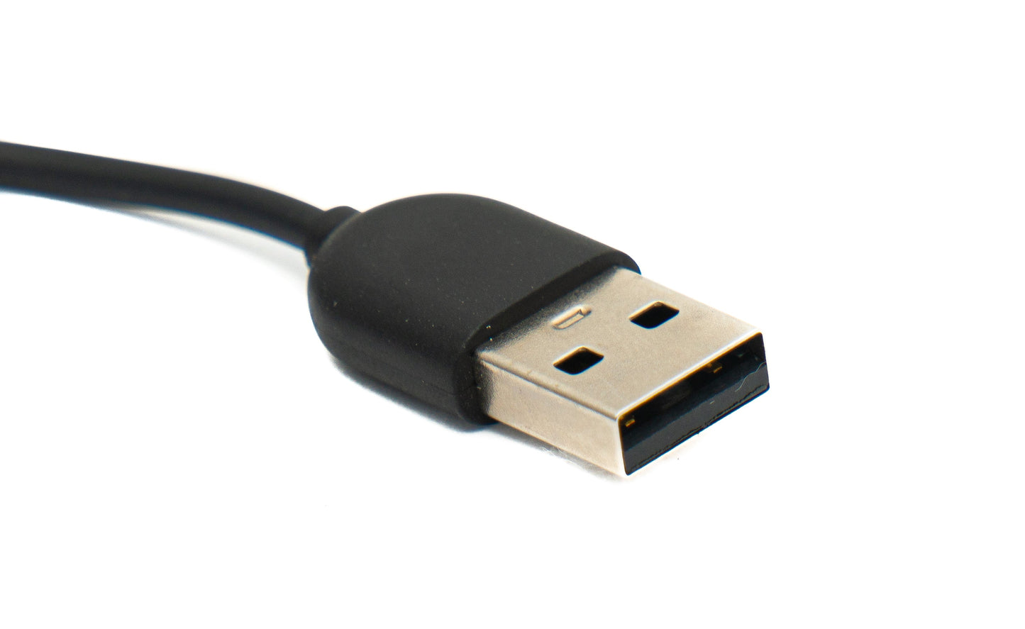 SYSTEM-S USB 2.0 snúra, 100 cm hleðslustöð fyrir Samsung Galaxy Fit3 snjallúr, svört