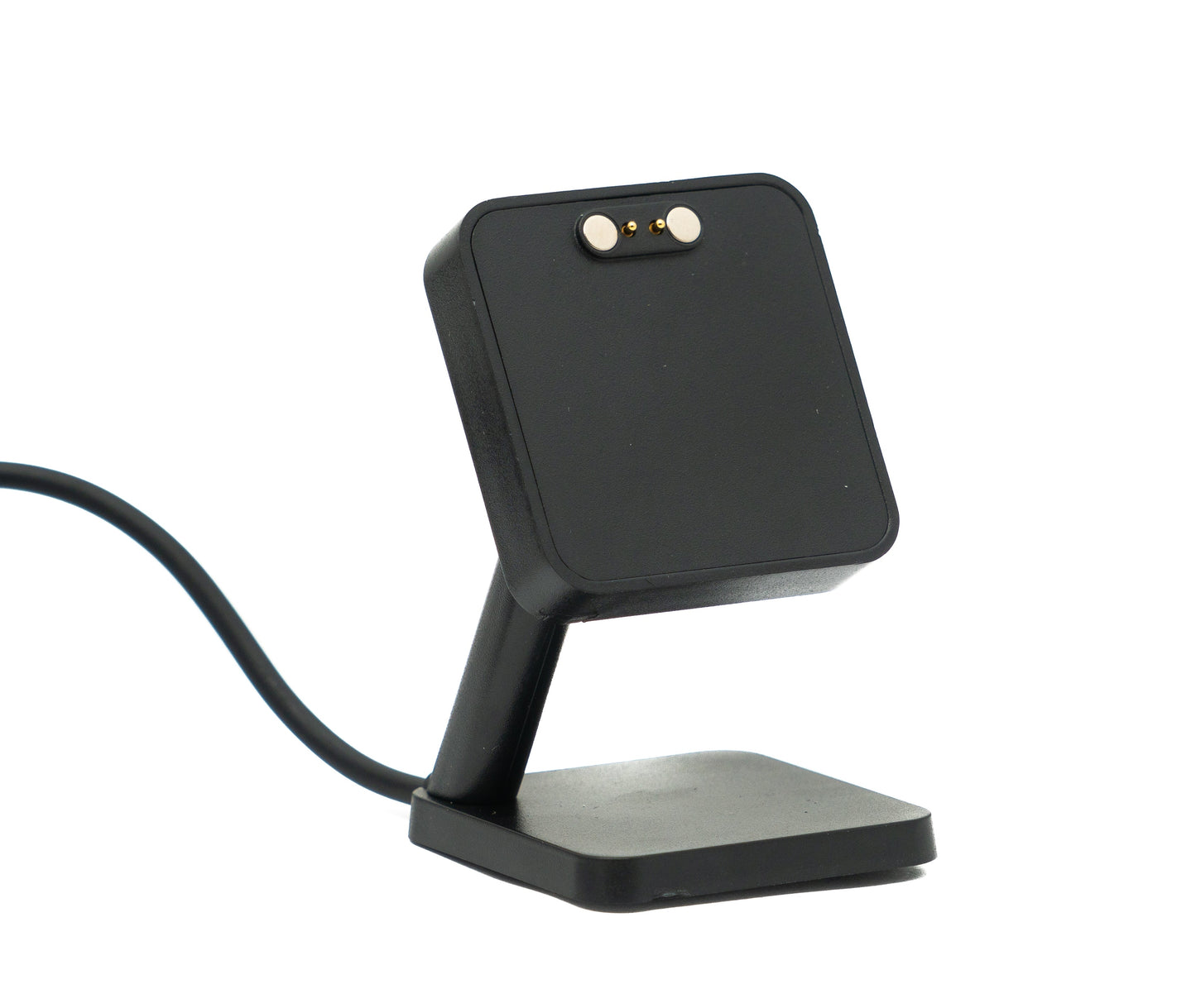 SYSTEM-S USB 2.0 snúra 100 cm hleðslustöð fyrir QYC GTC GTS snjallúr í svörtu