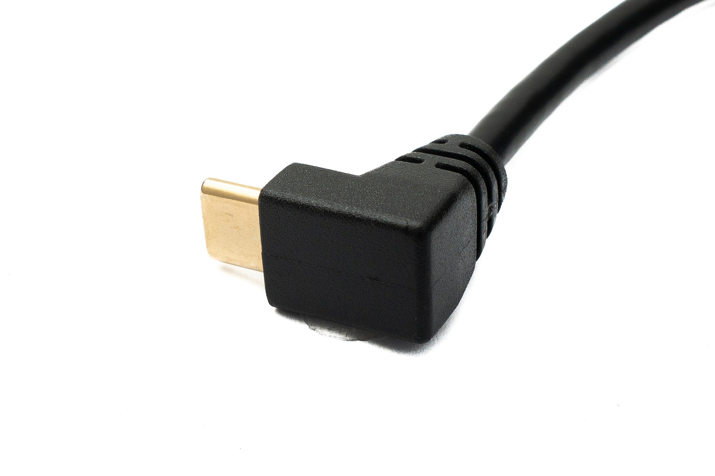 SYSTEM-S USB 3.1 Kabel 20 cm Typ C Stecker zu 3.0 A Stecker aufwärts abwärts gewinkelt 5 Gbit/s 100W