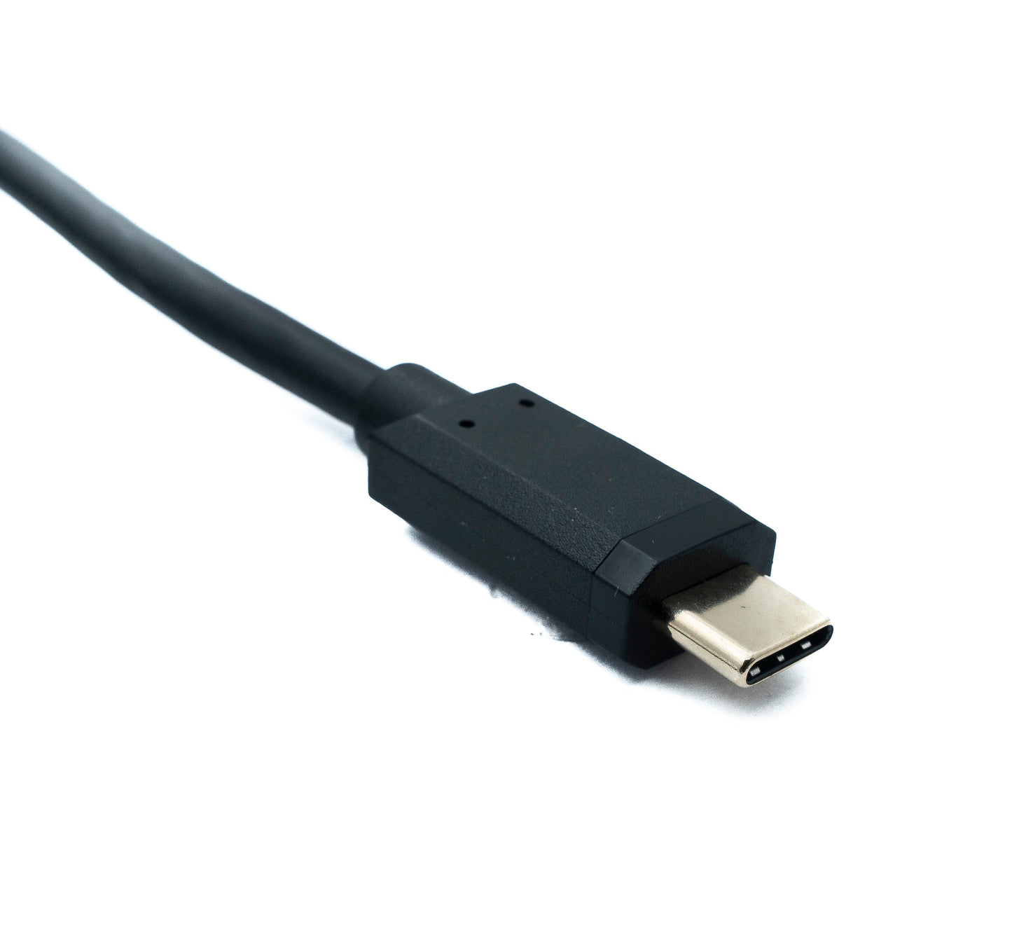 SYSTEM-S USB 3.1 Gen 2 snúra 100 cm Tegund C karlkyns í karlkyns tvöfaldur skrúfusnúningur hallaður upp og niður 10 Gbit/s