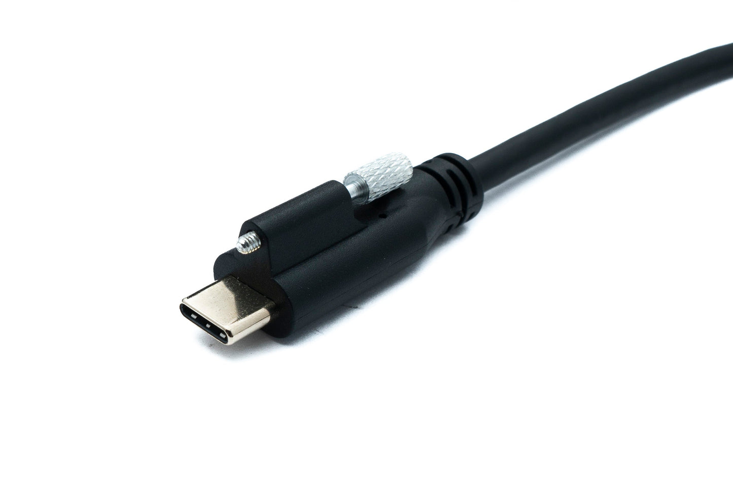 SYSTEM-S USB 3.1 Gen 2 Kabel 30 cm Typ C Stecker zu Stecker Single Double Screw Winkel Up Down 10 Gbit/s 100W