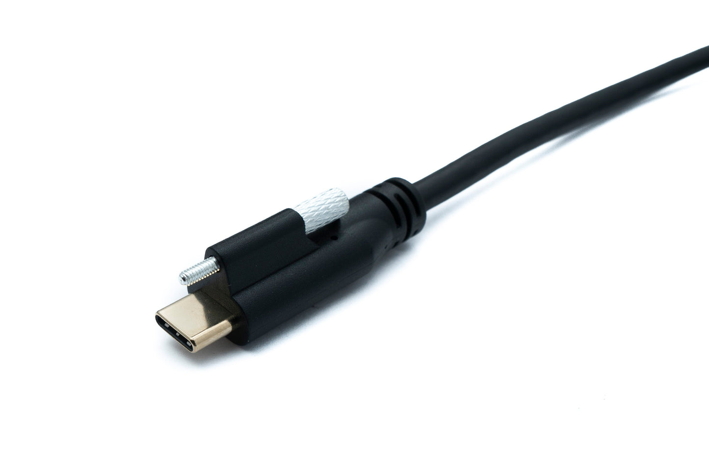 SYSTEM-S USB 3.1 Gen 2 Kabel 100 cm Typ C Stecker zu Stecker Single Double Screw 10 Gbit/s 100W