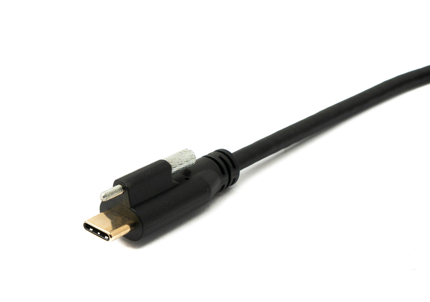 SYSTEM-S USB 3.1 Gen 2 snúra 2 m Tegund C karlkyns í karlkyns tengi fyrir spjaldfestingu 10 Gbit/s 100W