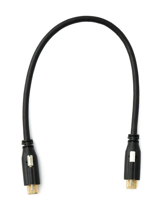 SYSTEM-S USB 3.1 Gen 2 snúra 30 cm Tegund C karlkyns í karlkyns snúra fyrir spjaldfestingu 10 Gbit/s 100W