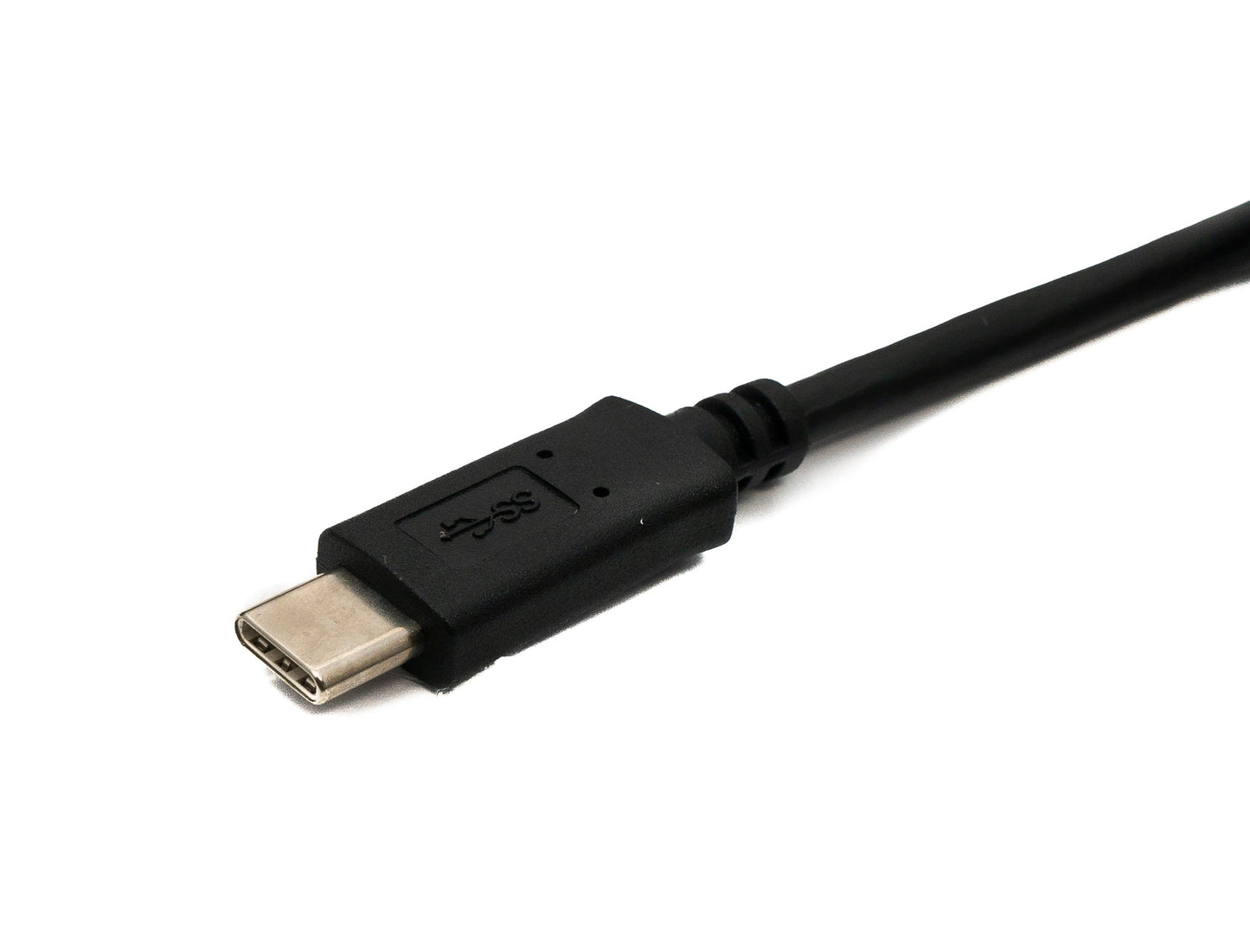SYSTEM-S USB 3.1 Kabel 150 cm Typ C Stecker zu 3.0 A Stecker 5 Gbit/s 100W in Schwarz