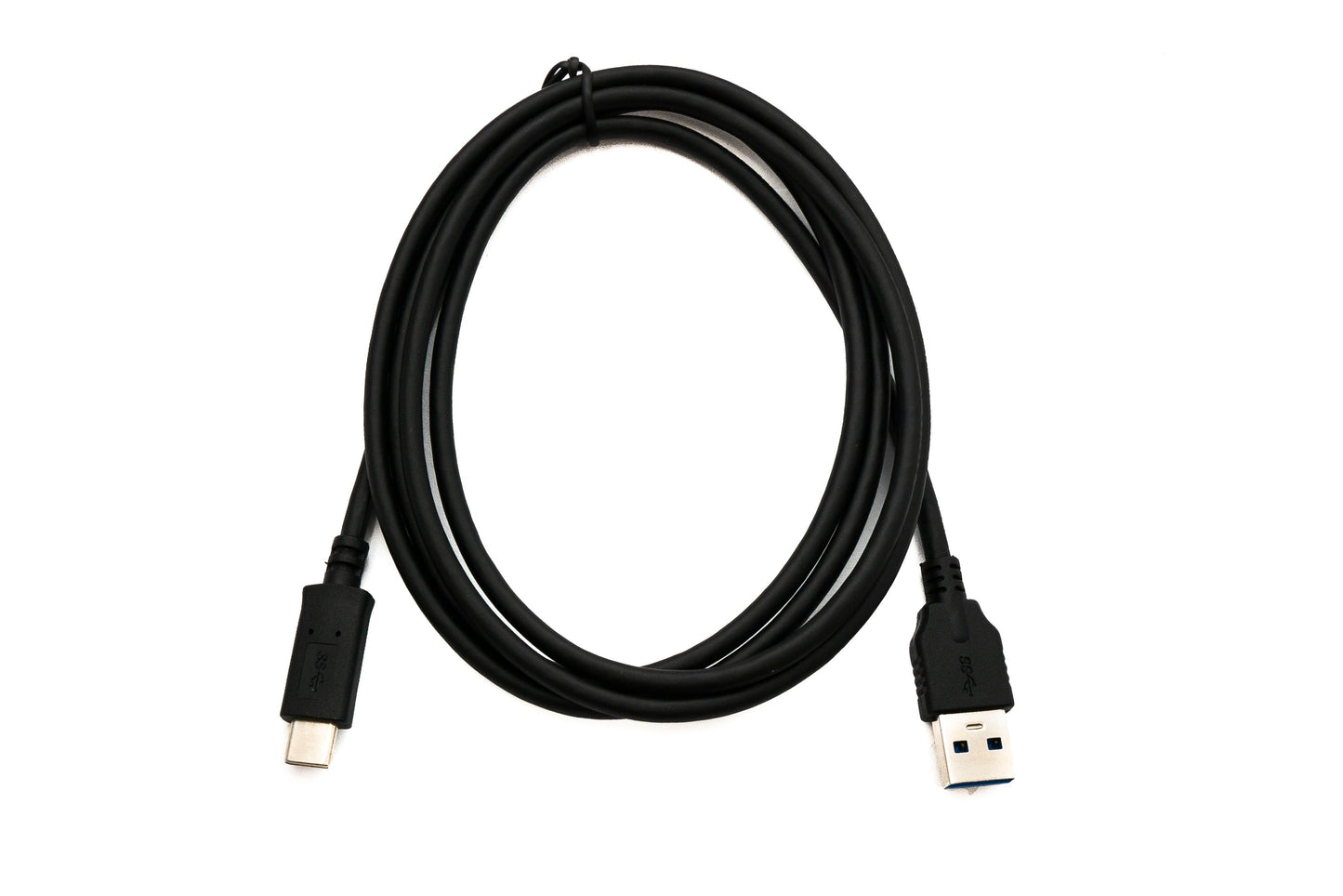 SYSTEM-S USB 3.1 Kabel 150 cm Typ C Stecker zu 3.0 A Stecker 5 Gbit/s 100W in Schwarz