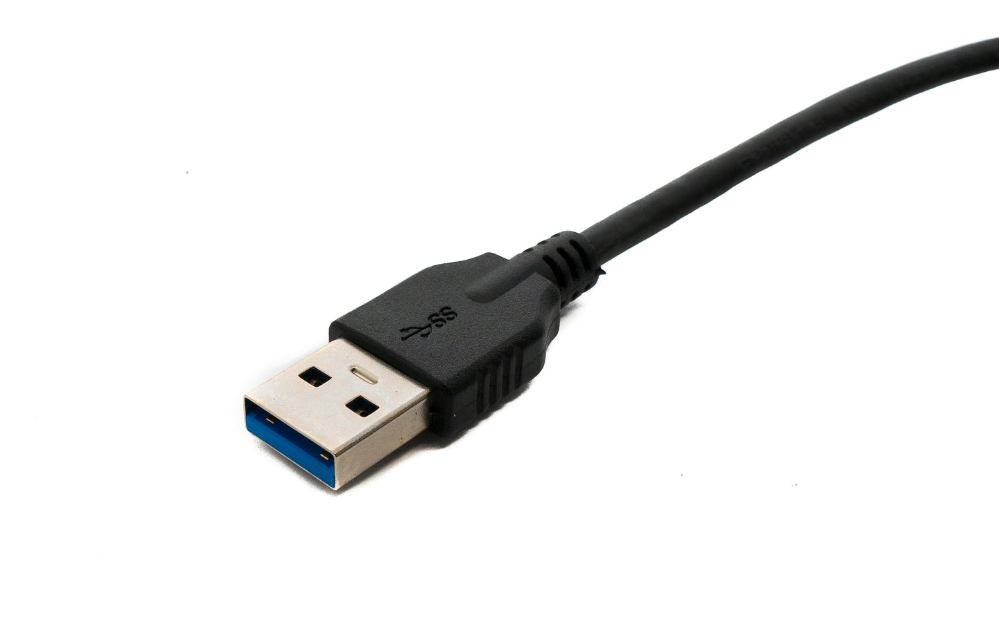 SYSTEM-S USB 3.1 snúra 2 m Type C karlkyns í 3.0 A karlkyns 5 Gbit/s 100W í svörtu