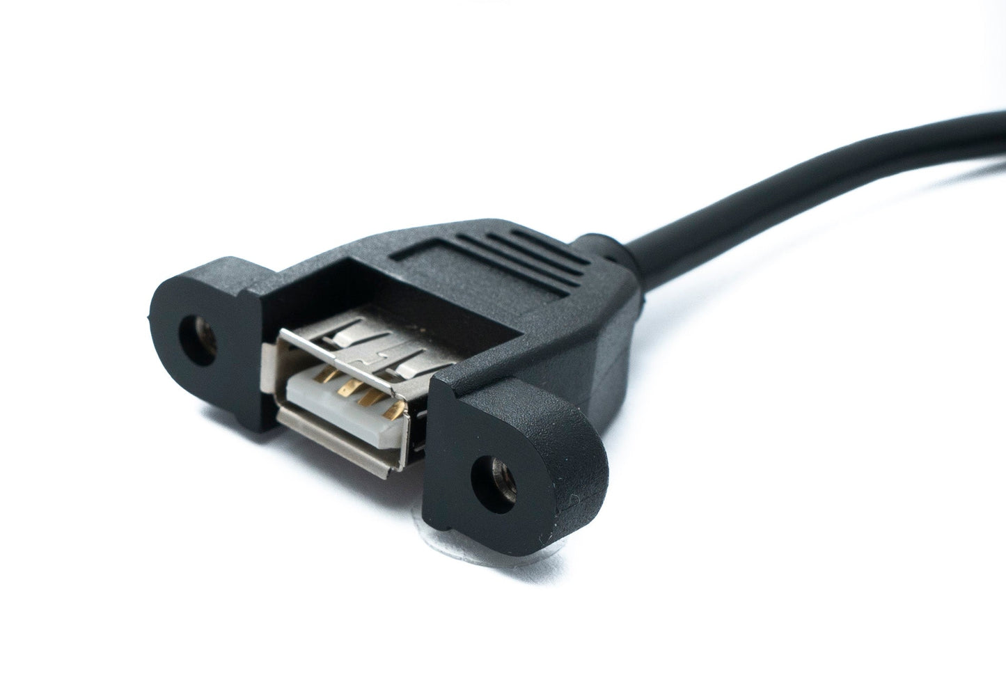 SYSTEM-S USB 2.0 Kabel 50 cm Typ A zu Steckverbinder mit 2,54 mm Rastermaß Panel Mount