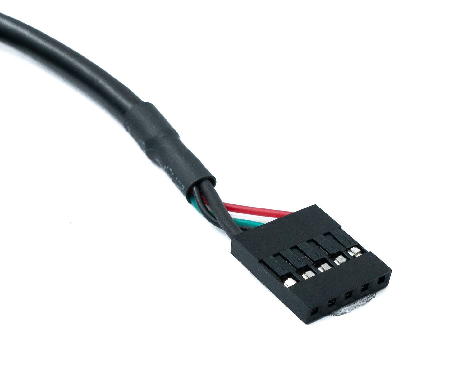 SYSTEM-S USB 2.0 Kabel 50 cm Typ A zu Steckverbinder mit 2,54 mm Rastermaß Panel Mount