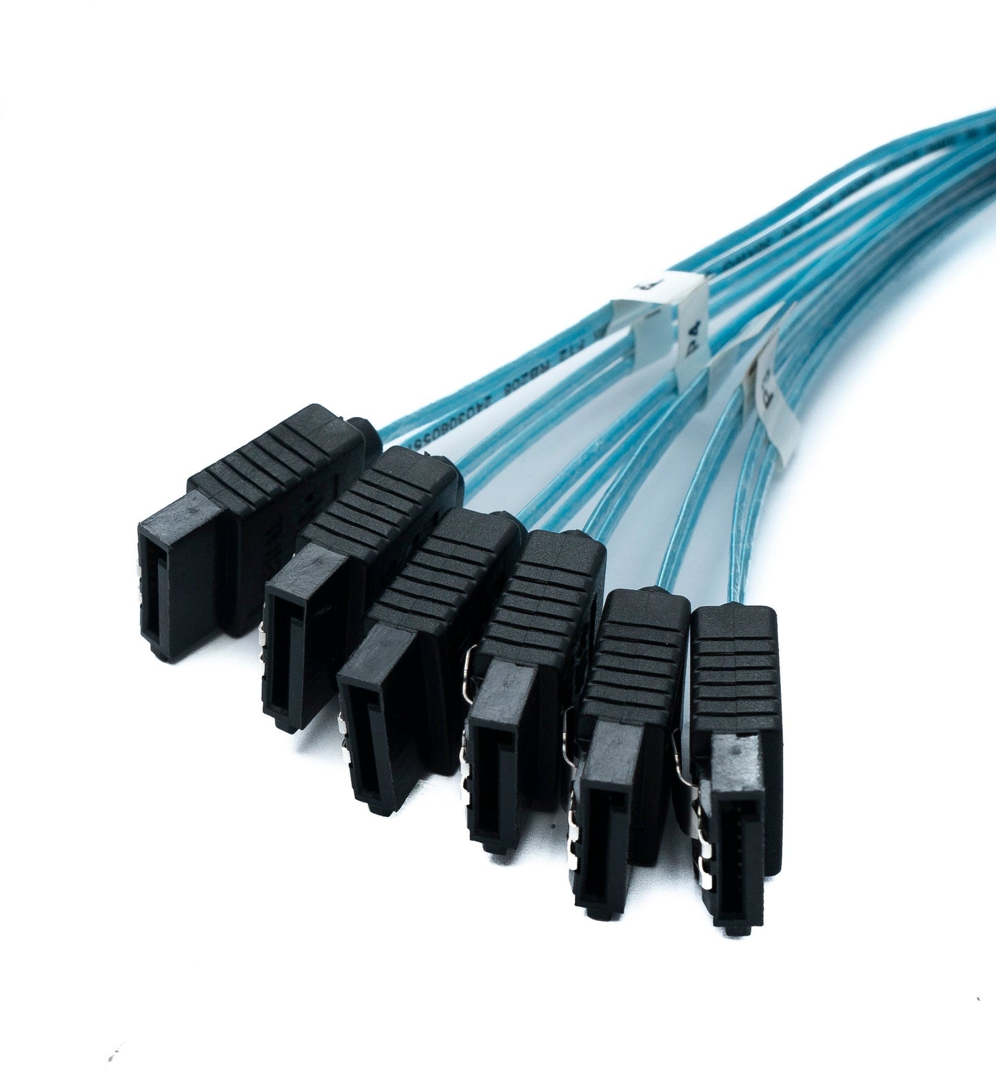 SYSTEM-S SFF-8087 kapall 100 cm 6x SATA 7 pinna karlkyns í 6x karlkyns fyrir RAID harða disk móðurborð