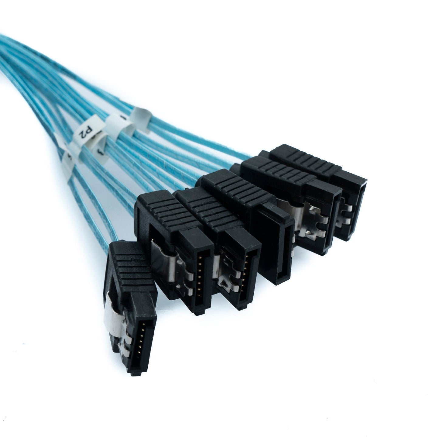 SYSTEM-S SFF-8087 kapall 100 cm 6x SATA 7 pinna karlkyns í 6x karlkyns fyrir RAID harða disk móðurborð