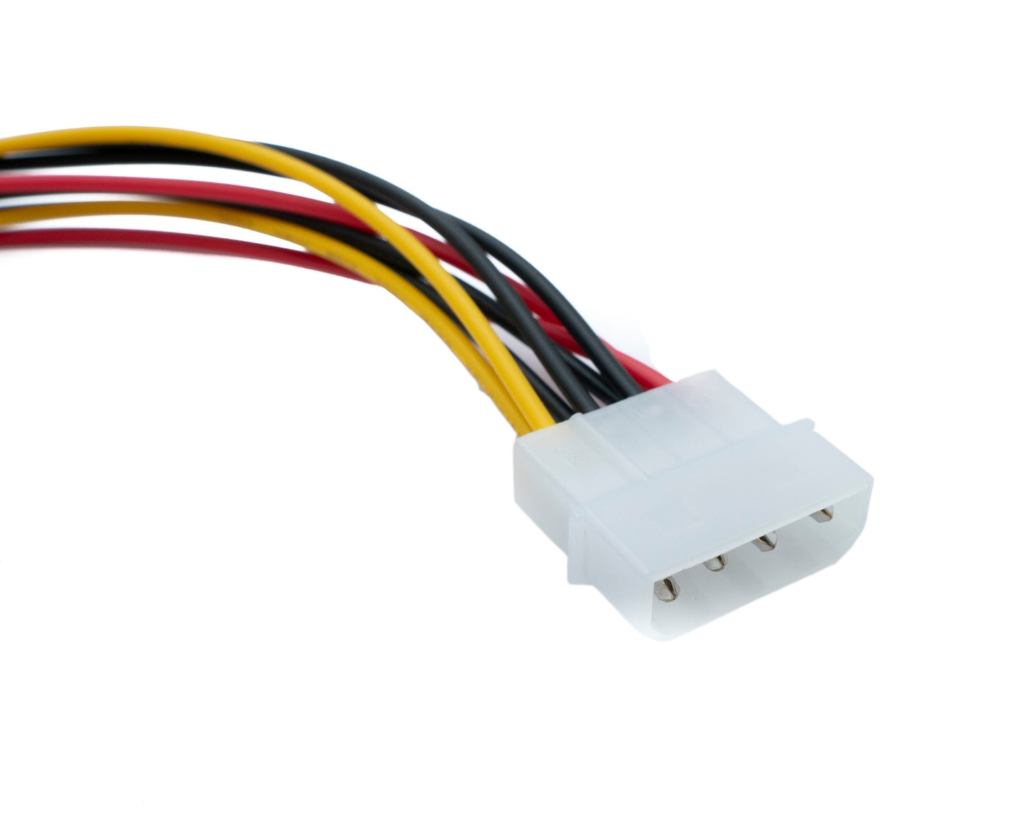 SYSTEM-SY Molex snúra 20 cm LP4 IDE 4 pinna karlkyns í 2x kvenkyns skiptingartæki