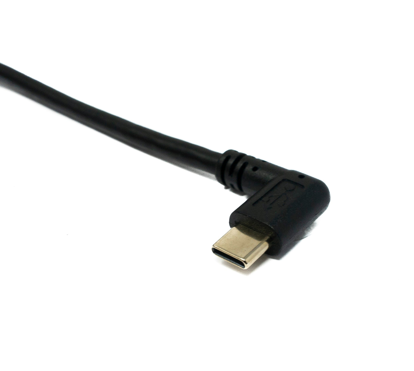 SYSTEM-S USB 3.1 snúra 25 cm Tegund C karlkyns í 3.0 Tegund A karlkyns Upphallaður