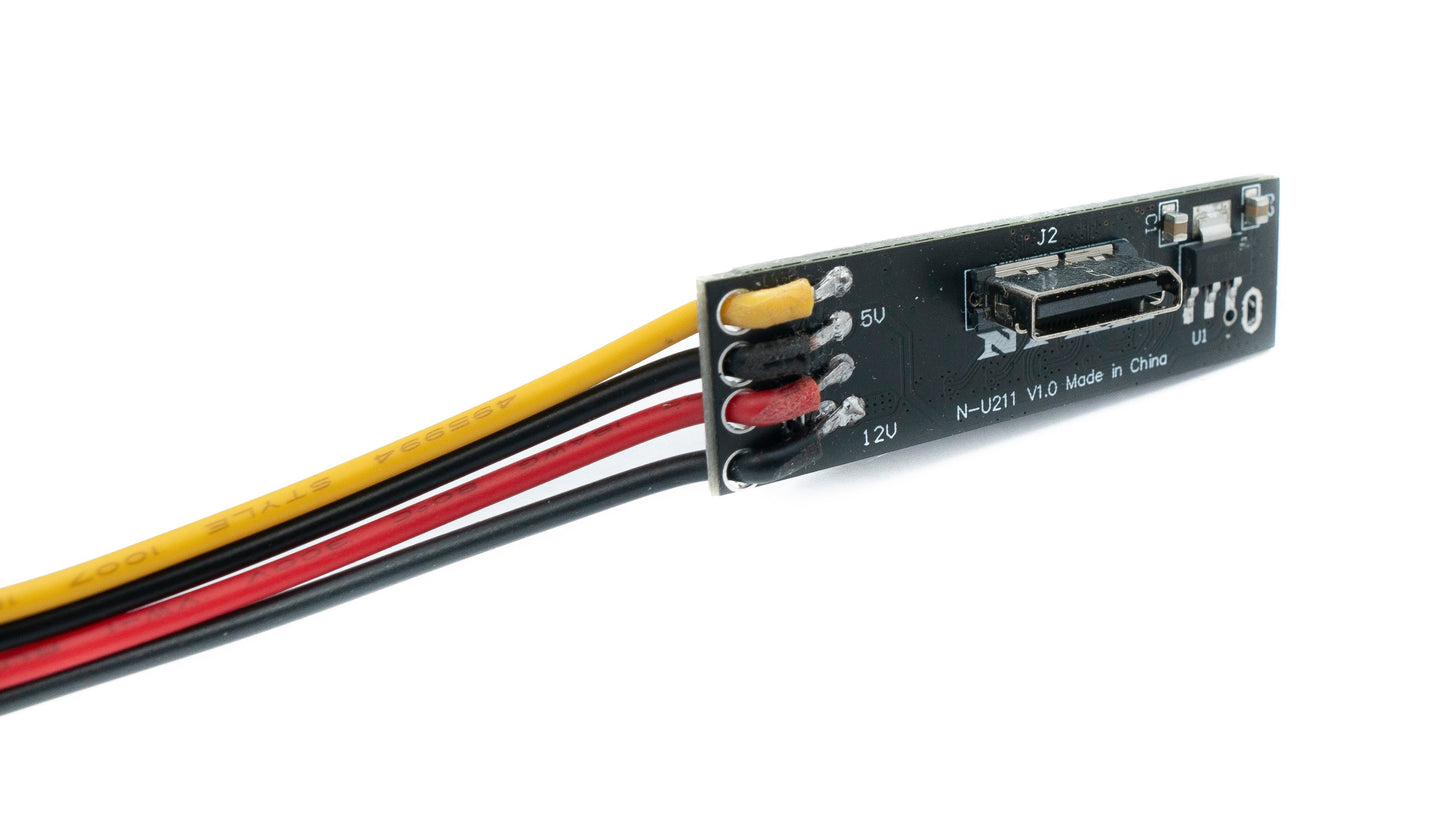 SYSTEM-S OCuLink millistykki SFF-8611 SFF-8612 kvenkyns í SFF-8639 karlkyns fyrir U.2/U.3 NVMe SSD