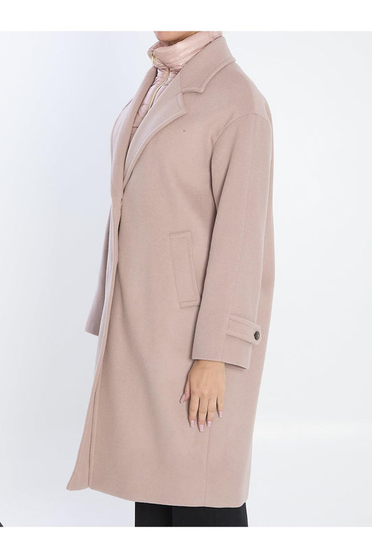 Ultralight wool and nylon coat