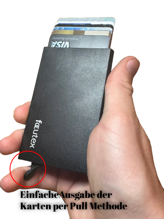 Aluminium Card-Holder Wallet - inkl. RFID Schutz