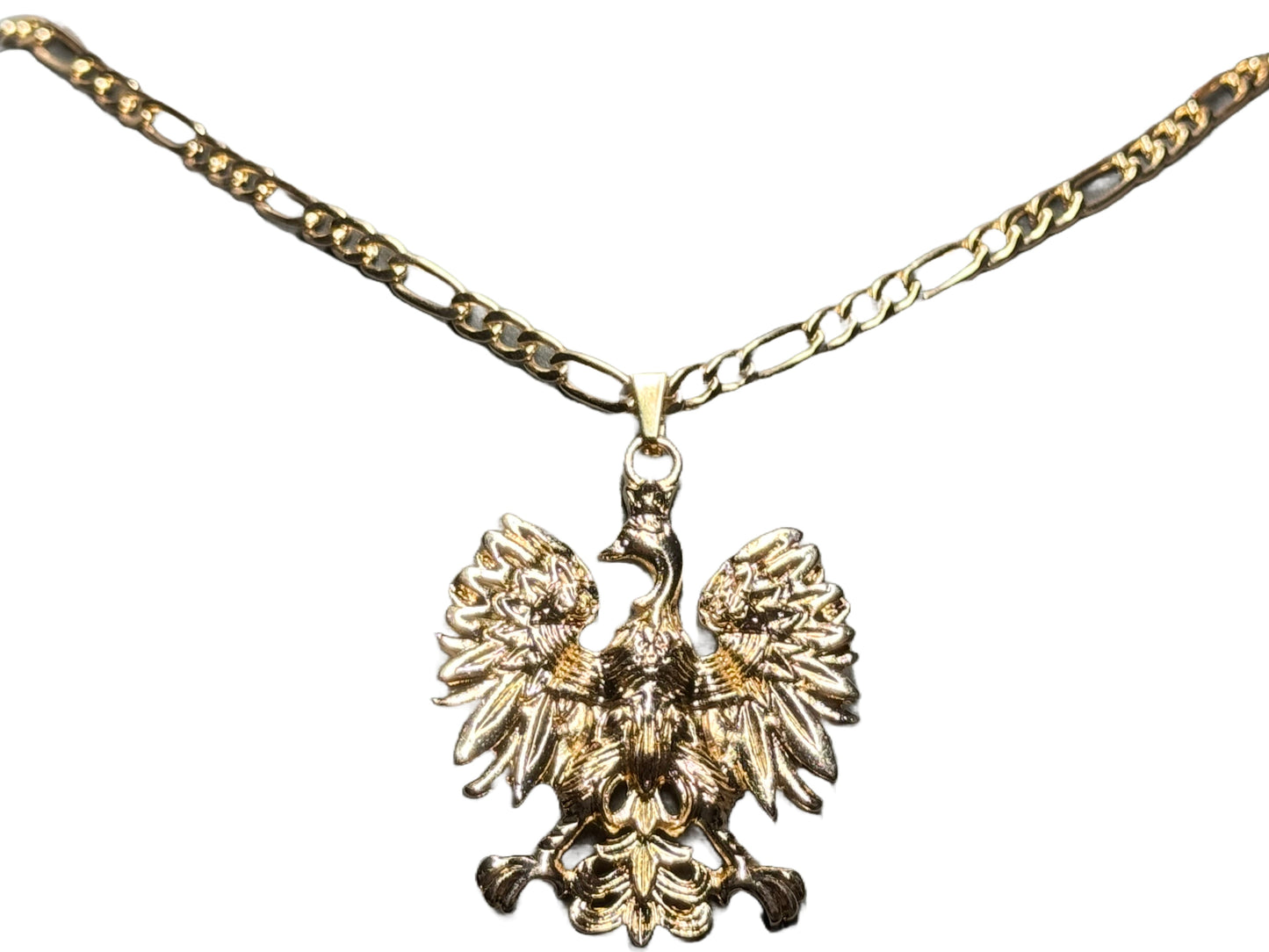 Polen Adler Halskette - 18K vergoldet & Legierung