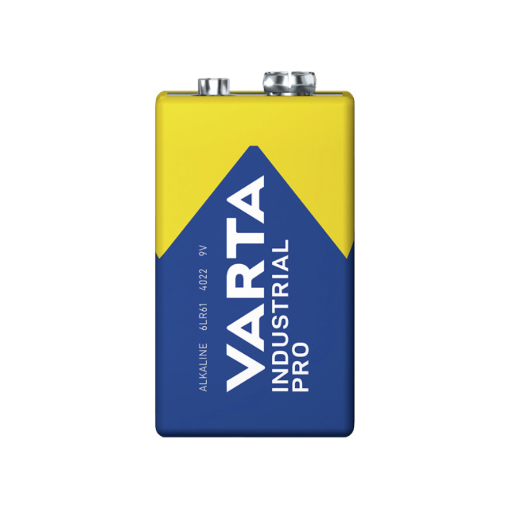 Auslaufartikel: Varta Industrial Pro 4022 9V E-Block 6LR61 Blockbatterie - 20 Stück | Packung (20 Stück)