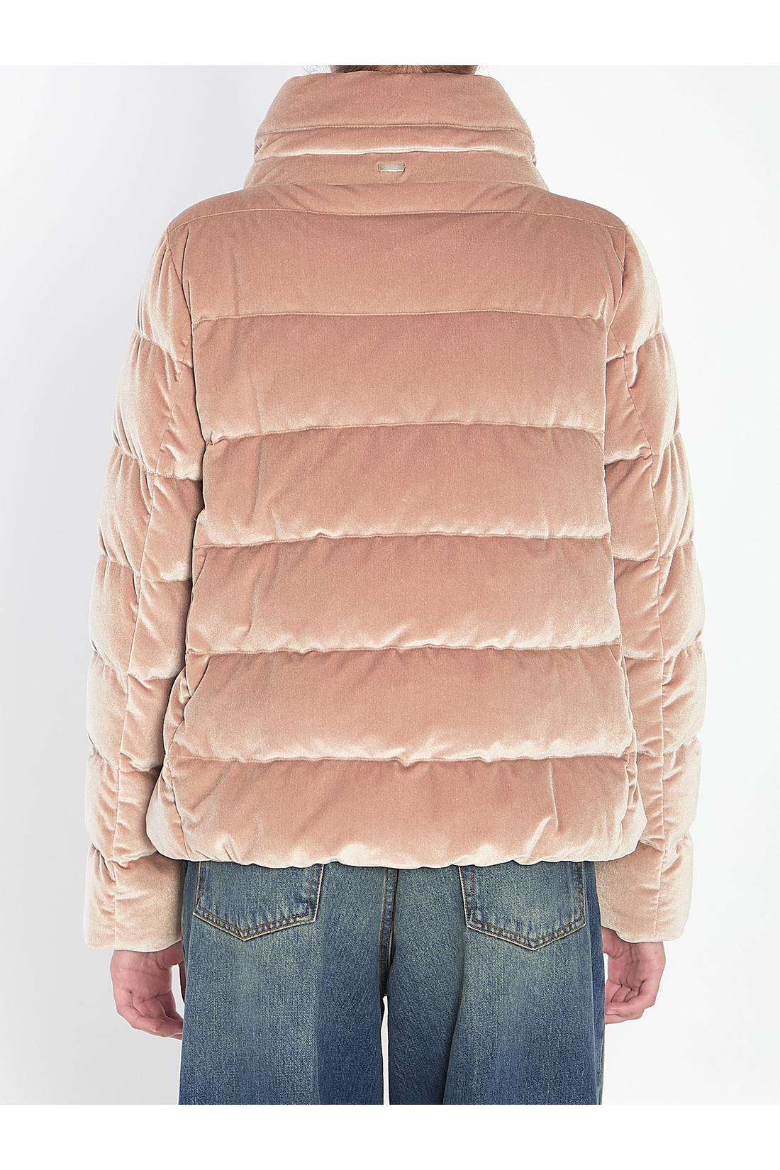 Velvet-effect jacket