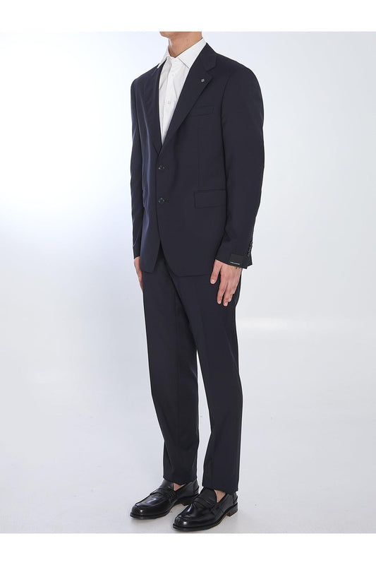 Virgin wool two-piece suit