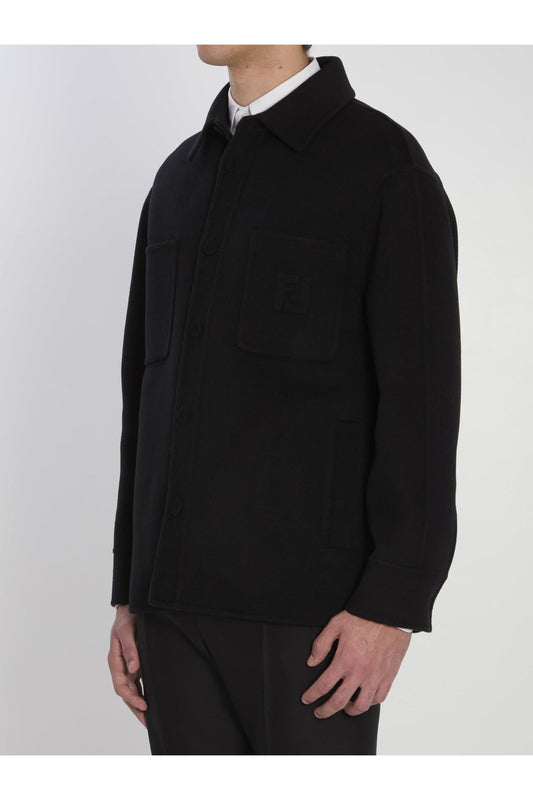 Wool overshirt