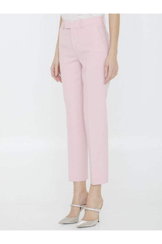 Wool tailored trousers