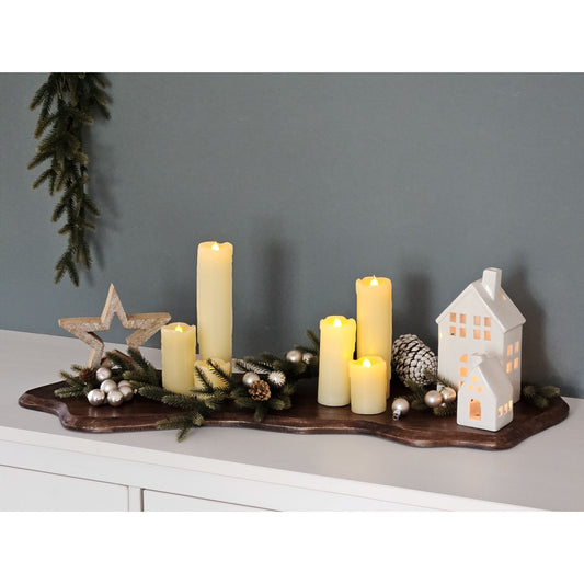 Schneidebrett XXL Mangoholz Servierbrett Platte Holzbrett Lang 80cm B-WARE