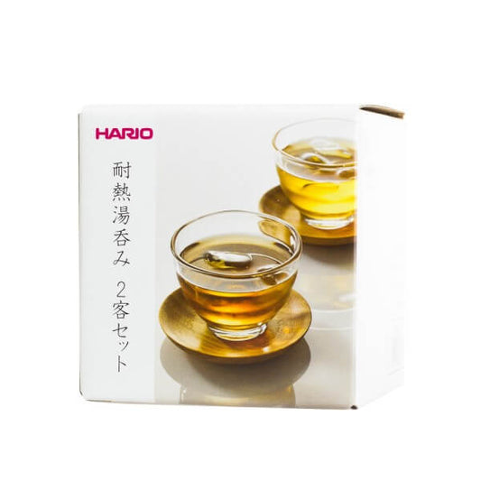 Hario Yunomi glös 170 ml – sett með tveimur