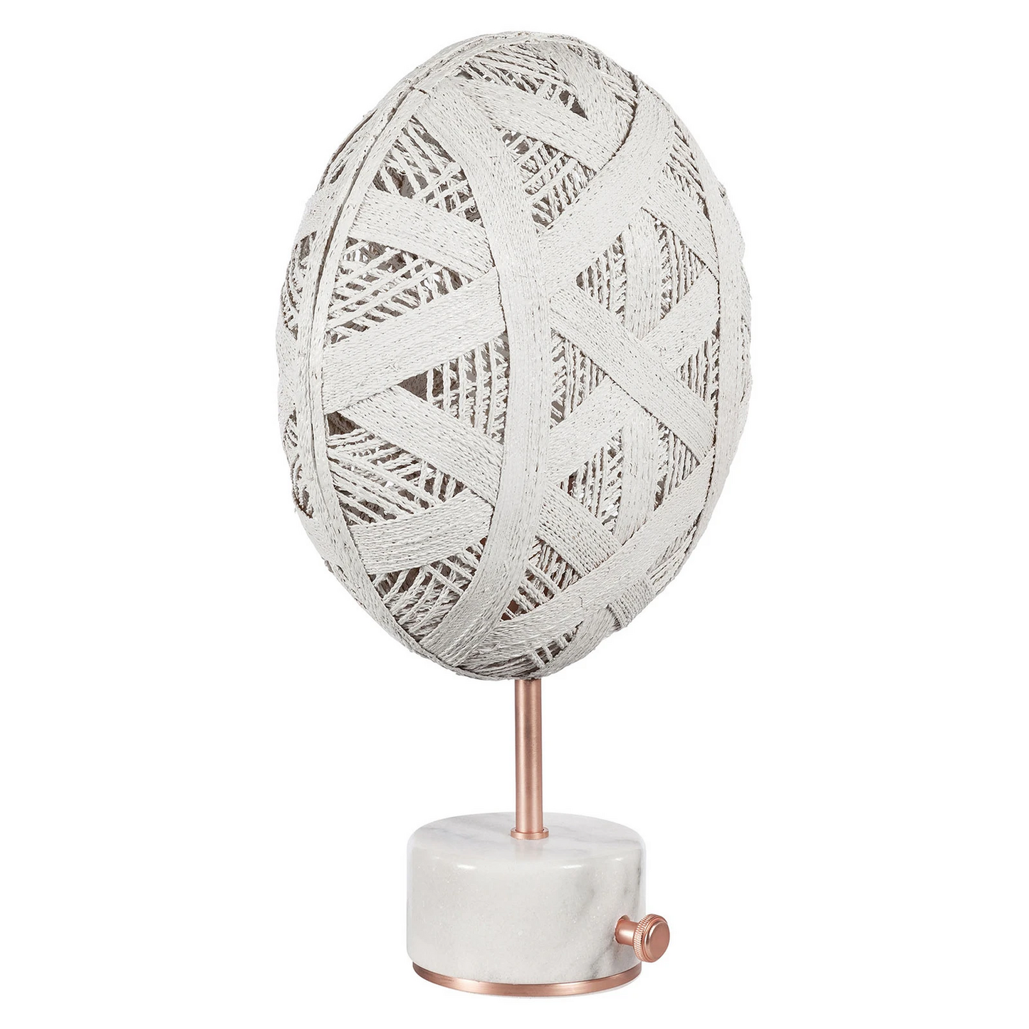 B-flokks Forestier Chanpen S sexhyrndur borðlampi, kopar/hvítur