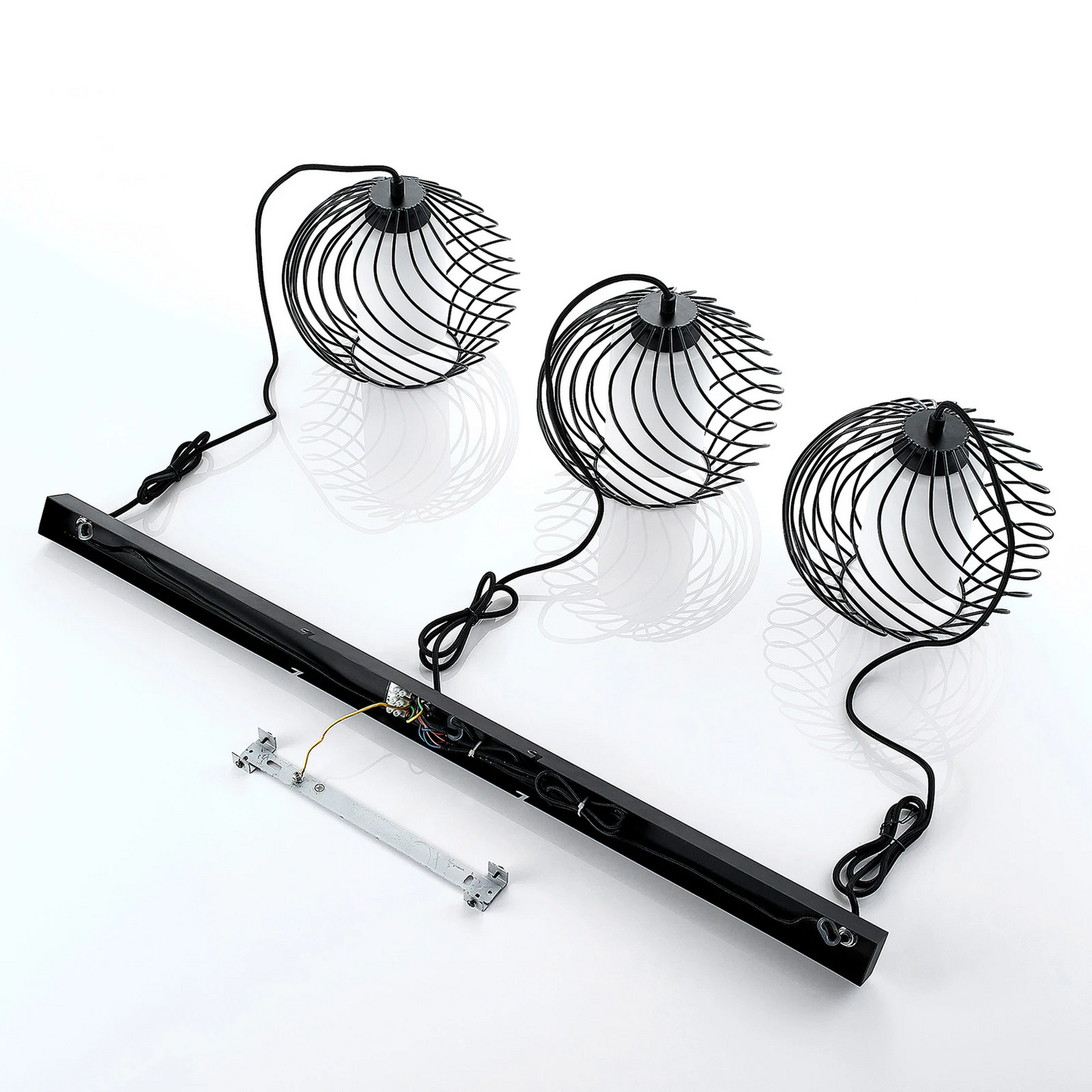 B-Ware Lindby Cedrice Käfig Pendelleuchte Hängeleuchte Deckenlampe Lampe 3 Flammig 0