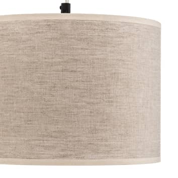 B-lager Britop hengilampi úr striga úr líni, ljósaskermar, þrjár perur, 706